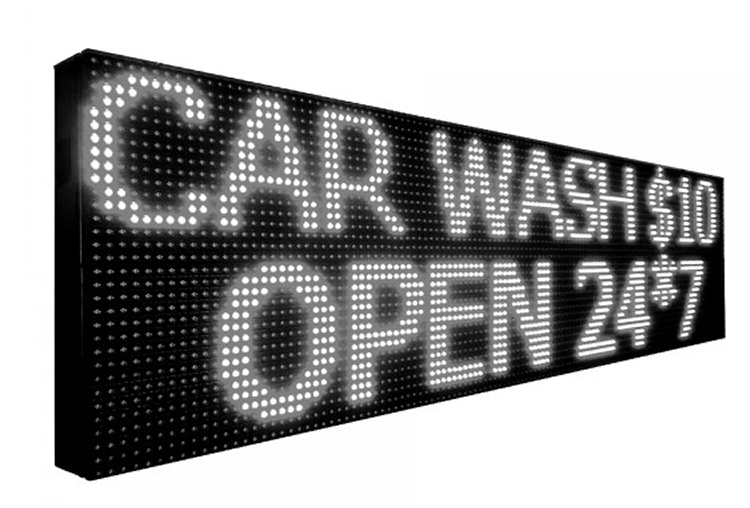 Panou luminos de exterior 100 x 20 cm LED ALB